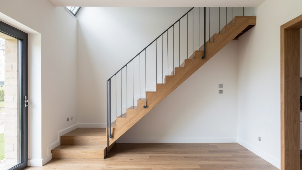 Monte-escalier droit installé dans une maison à Pavie