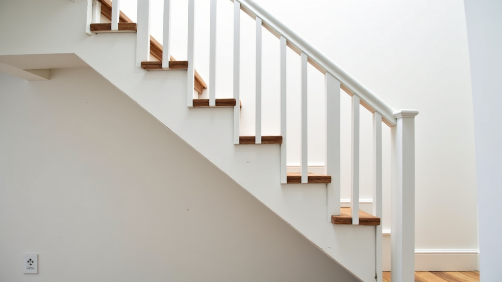 Monte-escalier droit installé dans une maison à Pignan, avec un rail rectiligne sur un escalier traditionnel