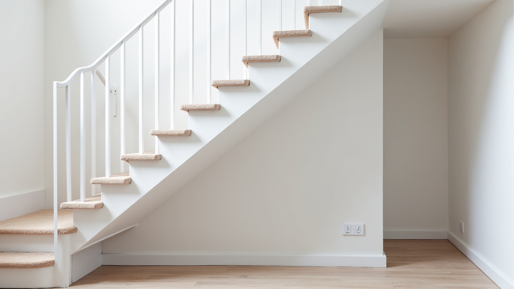 Monte-escalier droit installé dans une maison à Saint-Gaultier