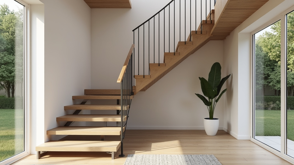 Monte-escalier droit installé dans une maison à Saint-Georges-de-Didonne près de Cozes