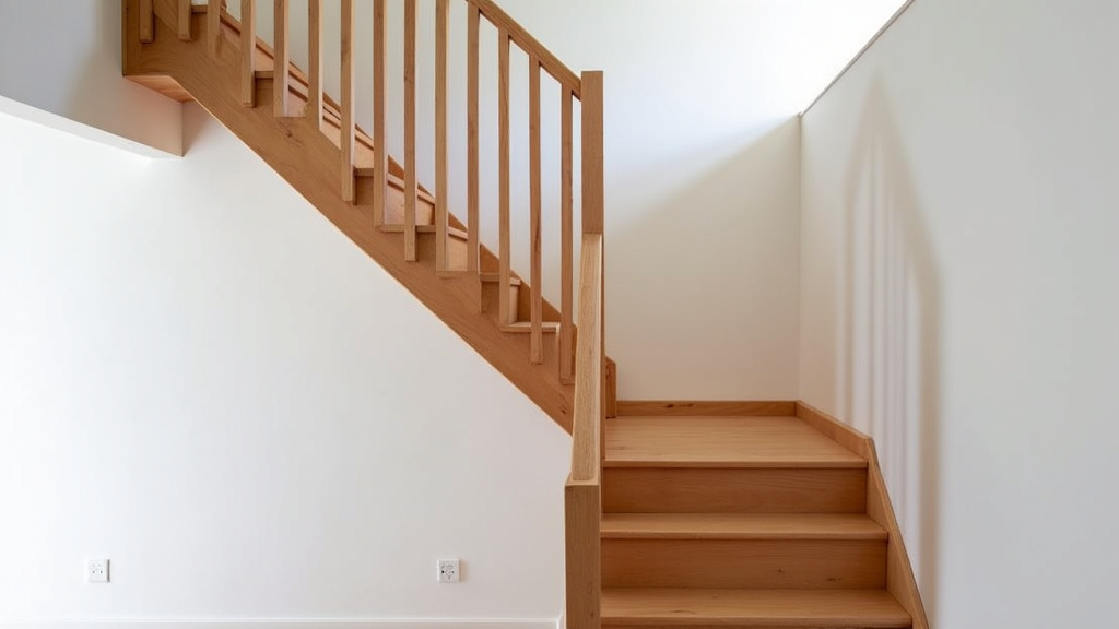 Monte-escalier droit installé dans une maison à Sermaise, escalier en bois avec rail linéaire