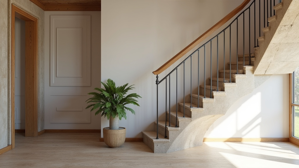 Monte-escalier droit installé dans une maison alsacienne à Drusenheim