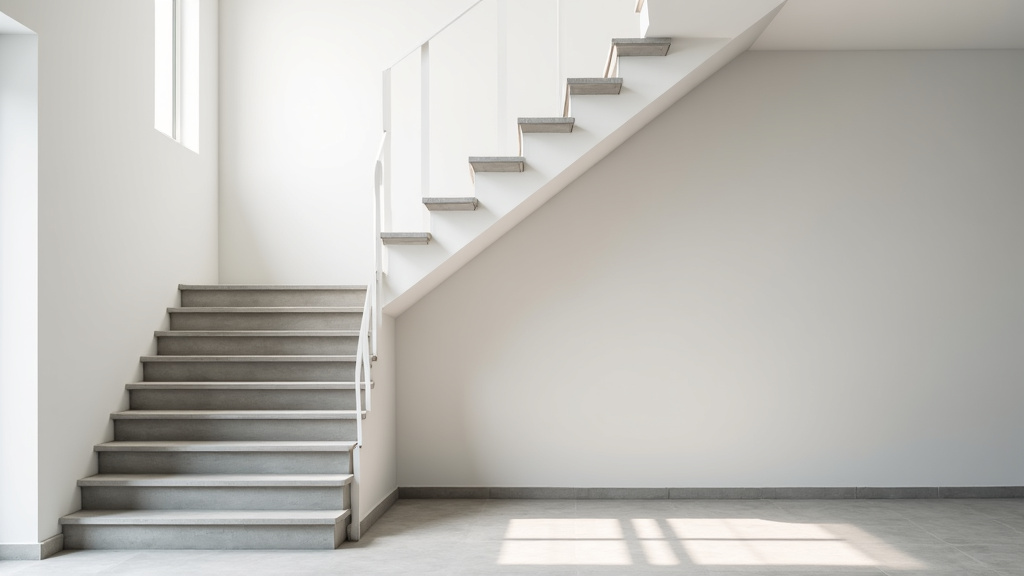 Monte-escalier droit installé dans une maison ancienne à Belleneuve
