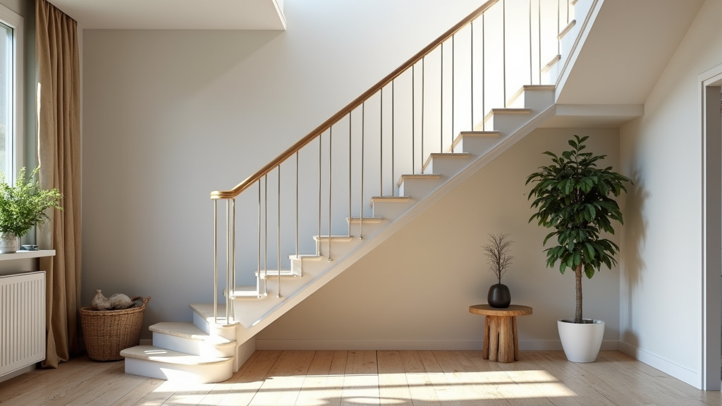 Monte-escalier droit installé dans une maison aux Herbiers