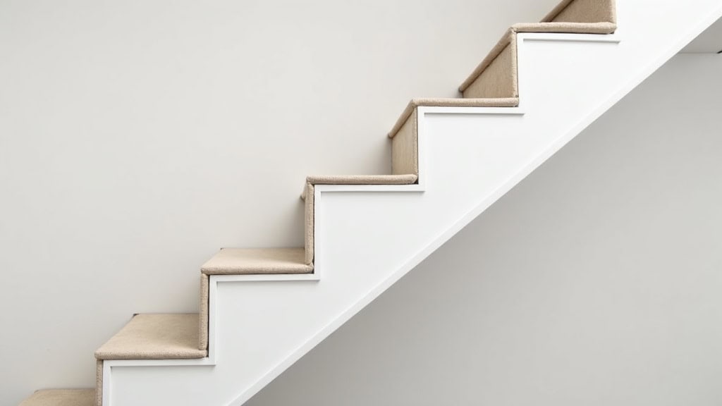 Monte-escalier droit installé dans une maison de Le Plessis-Bouchard