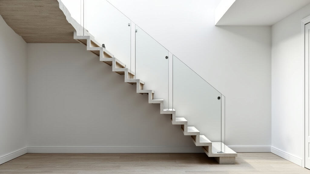 Monte-escalier droit installé dans une maison moderne à Villers-Saint-Paul, avec siège ergonomique et télécommande