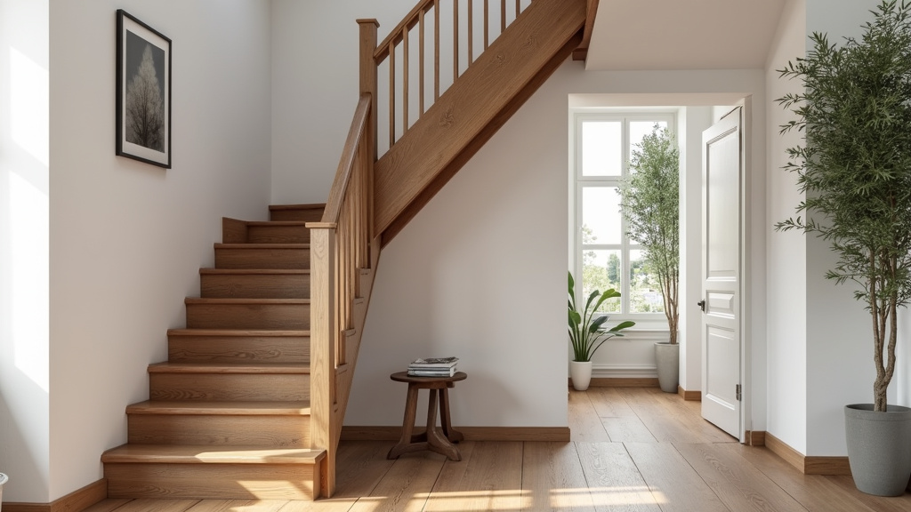 Monte-escalier droit installé dans une maison traditionnelle à Burnhaupt-le-Haut
