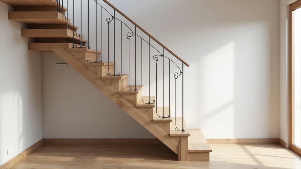 Monte-escalier droit installé dans une maison traditionnelle à Gaillac