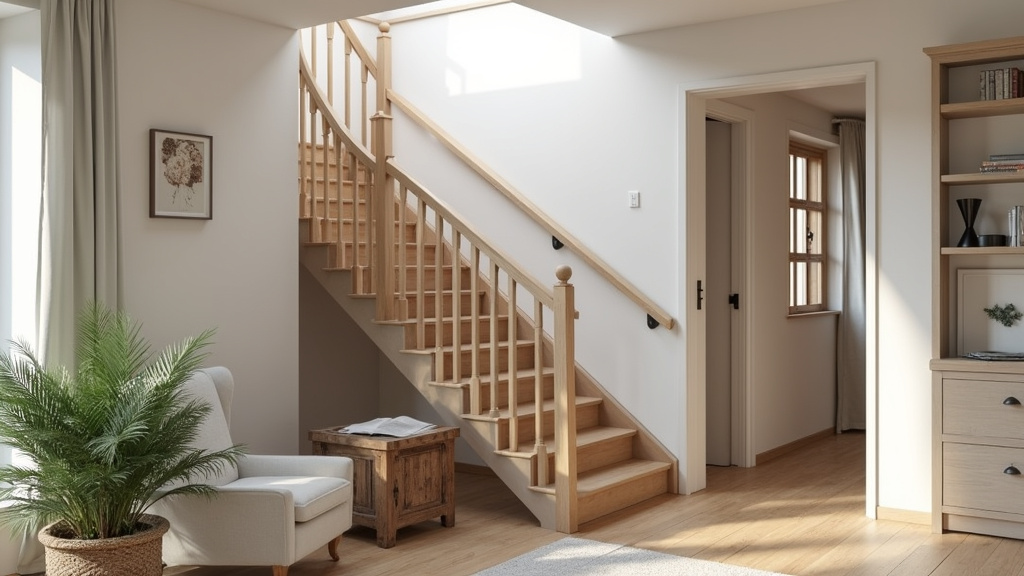 Monte-escalier droit installé dans une maison traditionnelle à Perrigny-lès-Dijon