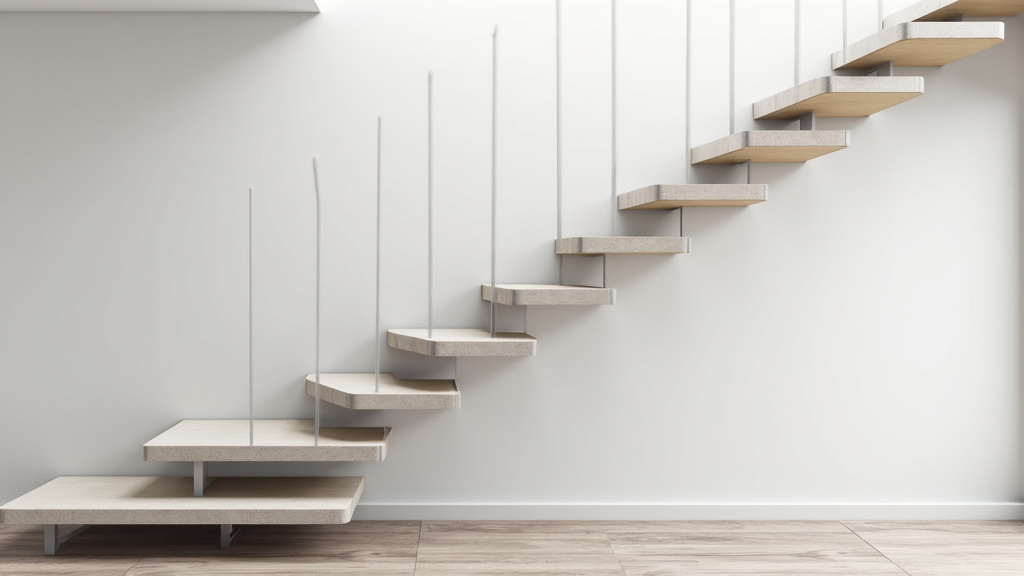 Monte-escalier droit installé dans une maison traditionnelle à Pleudihen-sur-Rance