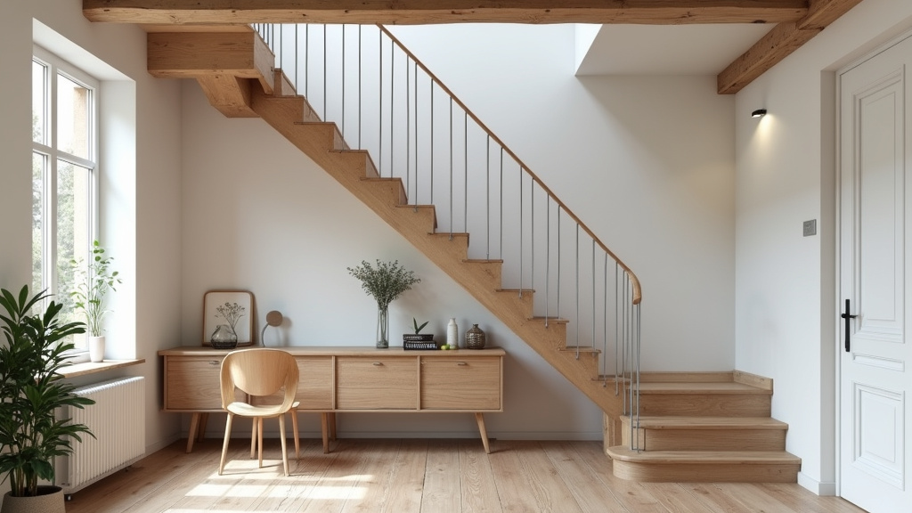 Monte-escalier droit installé dans une maison traditionnelle du Bas-Rhin