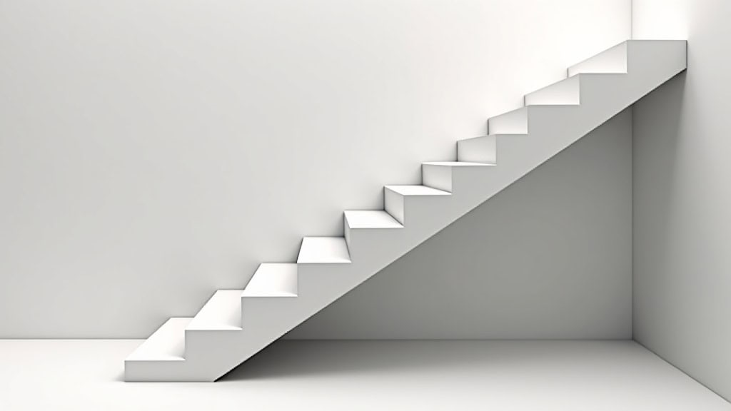Monte-escalier droit installé dans une maison typique de Saint-Béron avec escalier droit