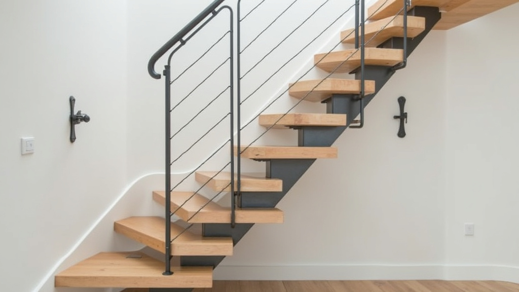 Monte-escalier droit installé sur un escalier classique à Ascain