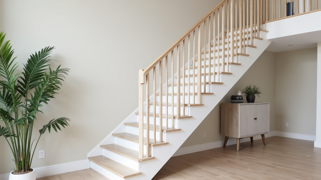 Monte-escalier droit installé sur un escalier classique à Hirson