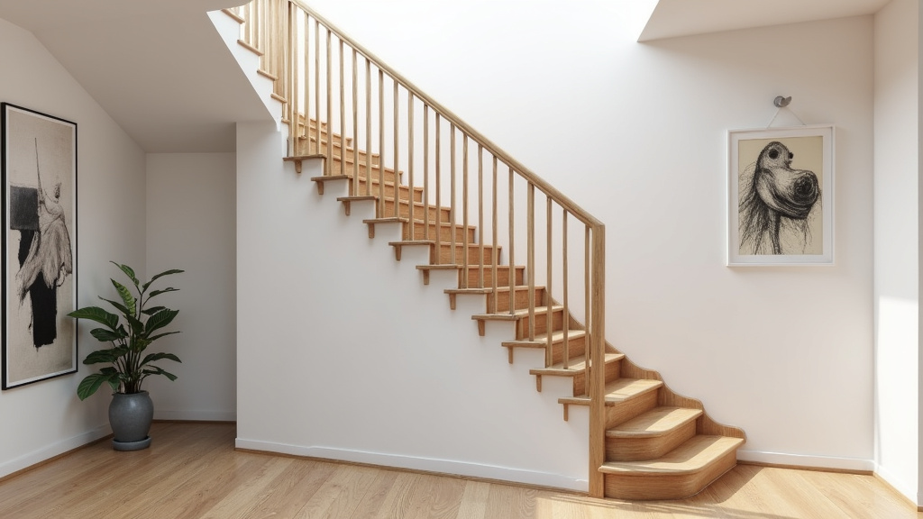 Monte-escalier droit installé sur un escalier classique à Jatxou