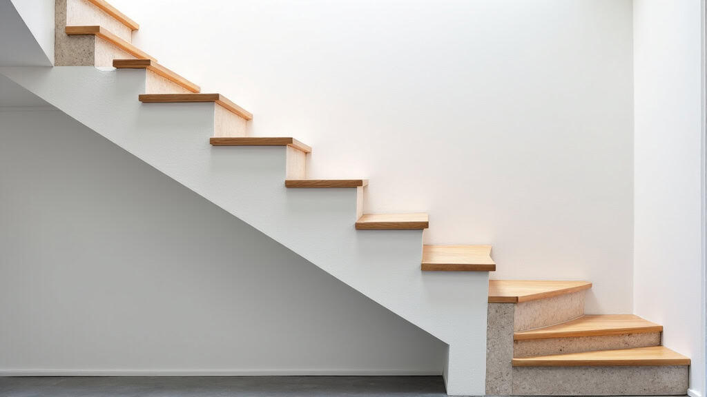 Monte-escalier droit installé sur un escalier classique à Saint-Avit-Saint-Nazaire