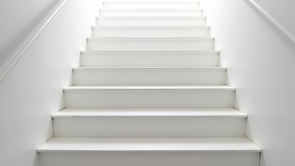 Monte-escalier droit installé sur un escalier droit à Six-Fours-les-Plages