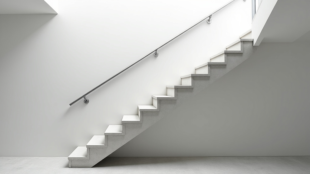 Monte-escalier droit installé sur un escalier droit à Villiers-Saint-Georges