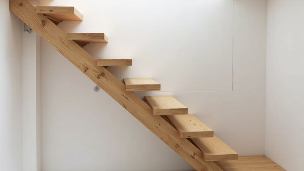 Monte escalier droit installé sur un escalier en bois à Gazeran