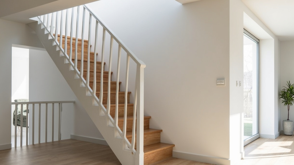 Monte-escalier droit installé sur un escalier intérieur à Abondance
