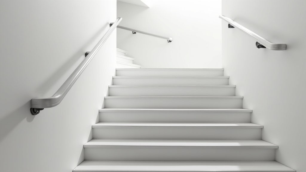 Monte-escalier droit installé sur un escalier intérieur à Fons