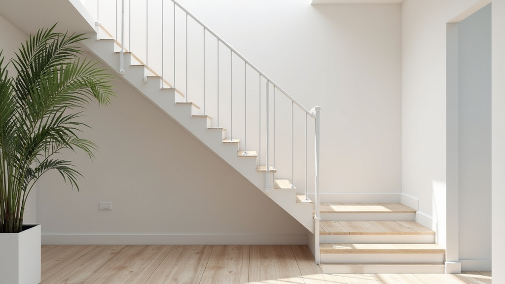 Monte-escalier droit installé sur un escalier intérieur à La Baule-Escoublac