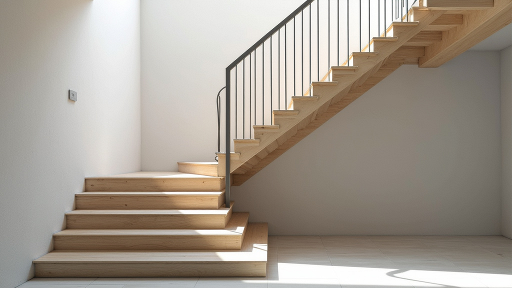 Monte-escalier droit installé sur un escalier rectiligne à Étival-lès-le-Mans
