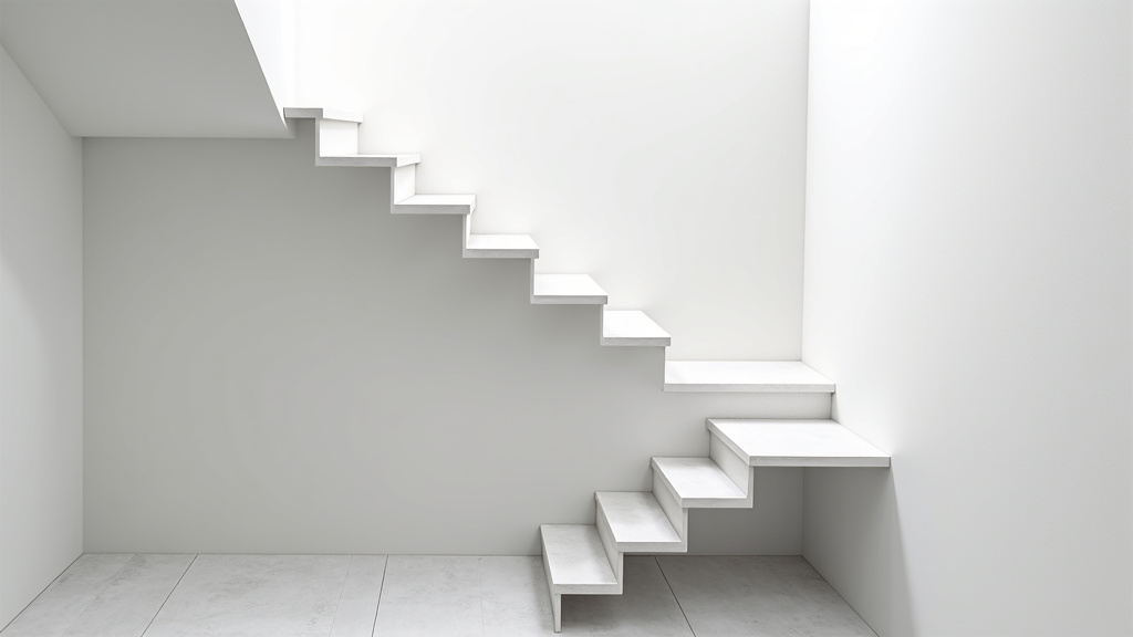 Monte-escalier droit installé sur un escalier rectiligne à Flancourt-Crescy-en-Roumois