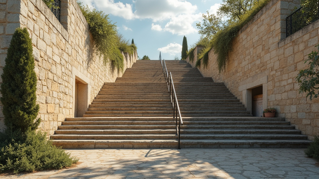 Monte-escalier droit installé sur un escalier rectiligne à Oradour-sur-Vayres