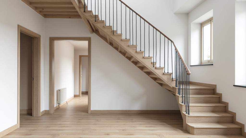 Monte-escalier droit installé sur un escalier rectiligne à Séreilhac