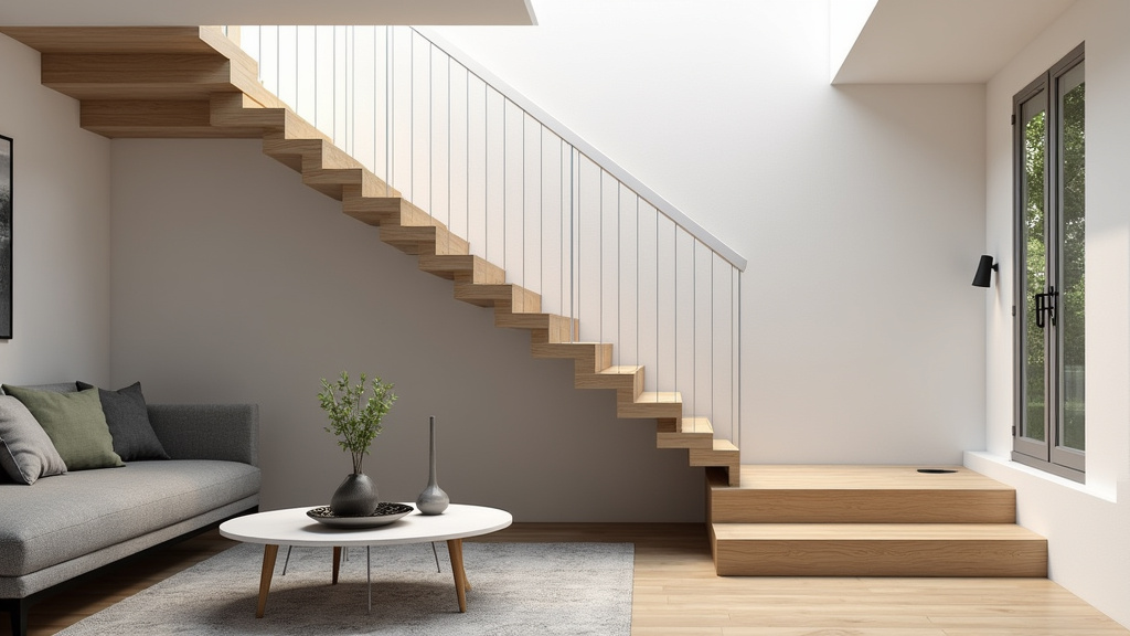 Monte-escalier droit installé sur un escalier simple à Aspach-le-Bas