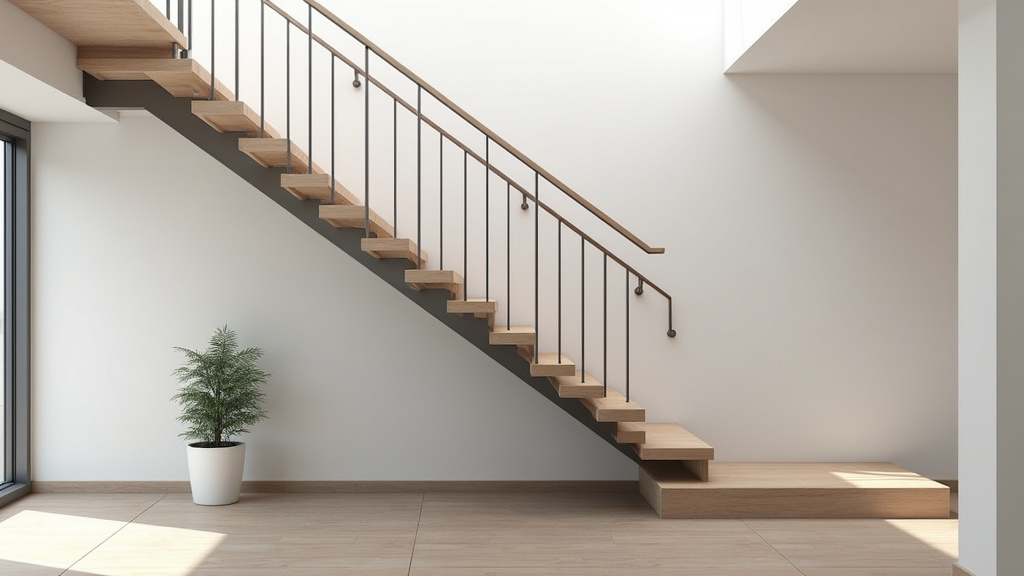 Monte-escalier droit installé sur un escalier simple à Avoine