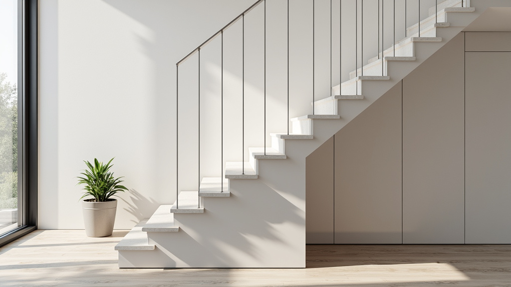 Monte-escalier droit installé sur un escalier simple à Cheniménil