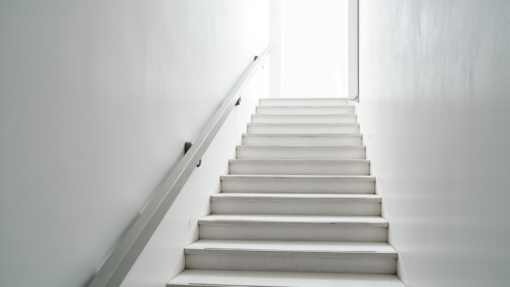 Monte-escalier droit installé sur un escalier traditionnel à Bray-sur-Somme