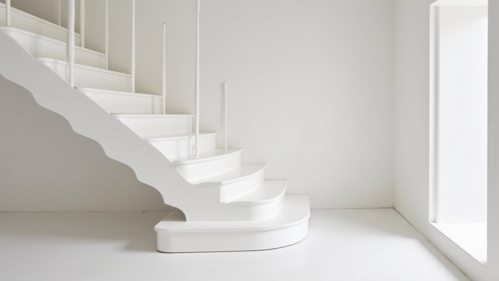 Monte-escalier droit intégré discrètement dans un salon à Thierville-sur-Meuse