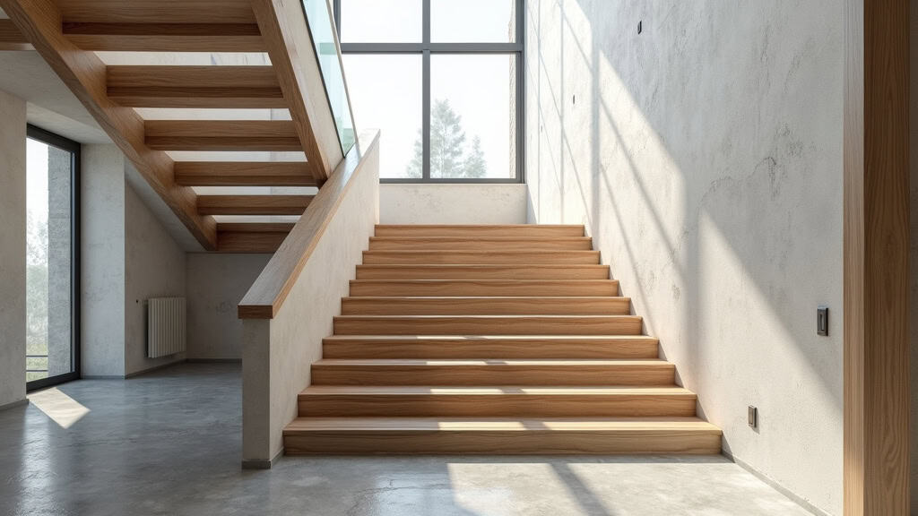 Monte-escalier en cours d