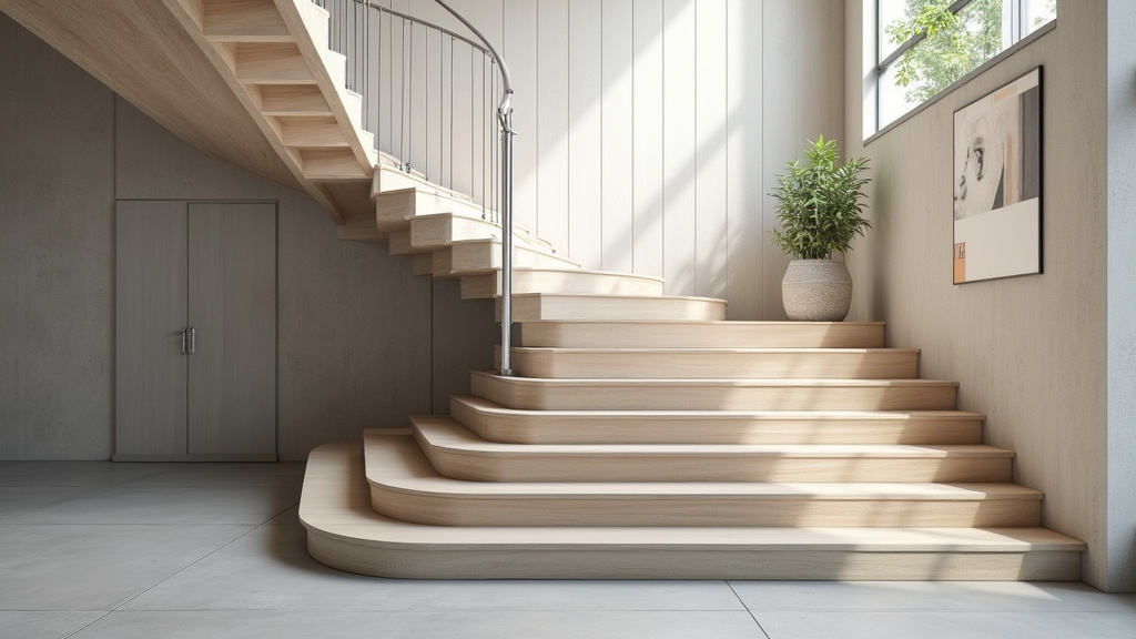 Monte-escalier en cours d