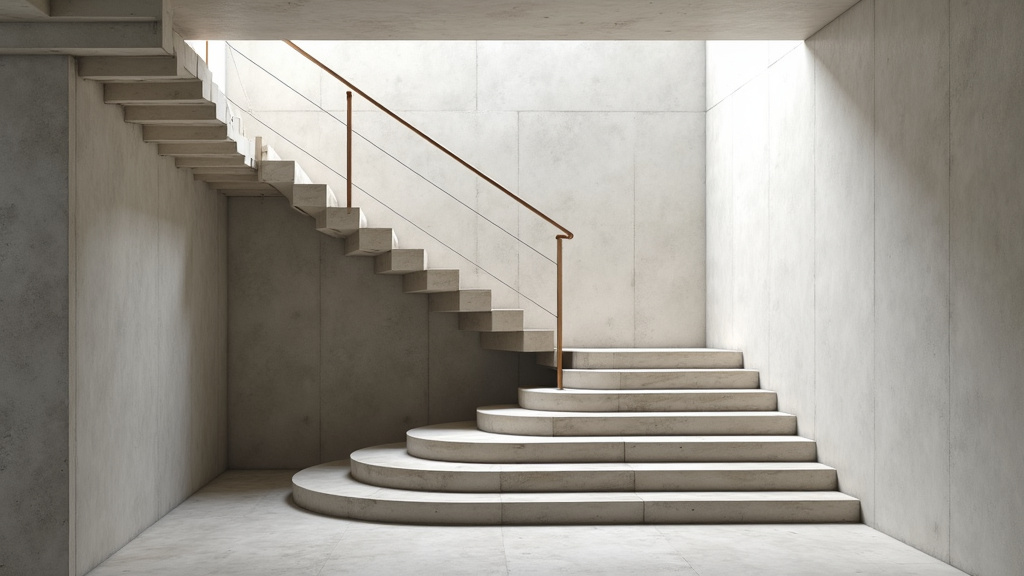 Monte-escalier en cours d