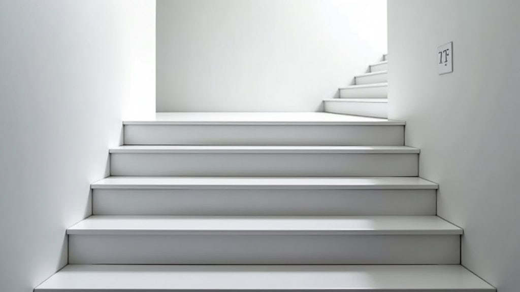 Monte-escalier en cours d