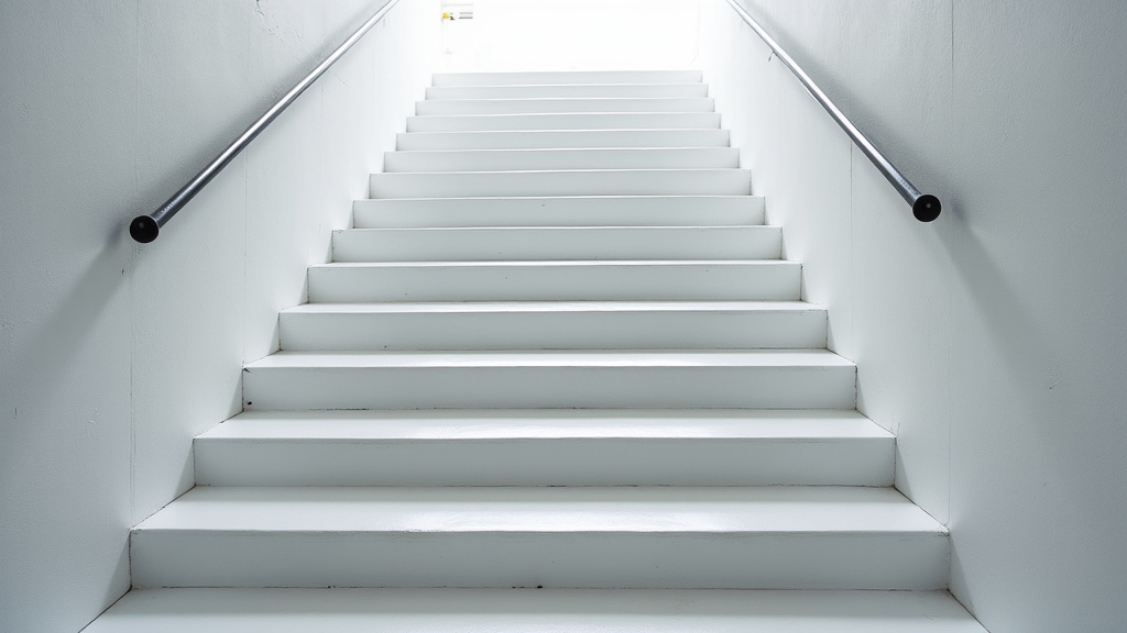 Monte-escalier en cours d