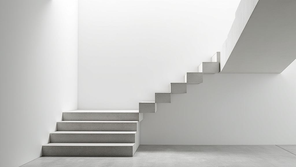 Monte-escalier en cours d