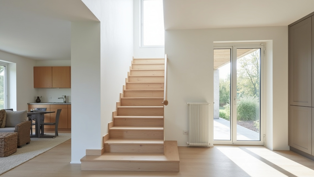 Monte escalier en fonctionnement dans une maison à Bergholtz