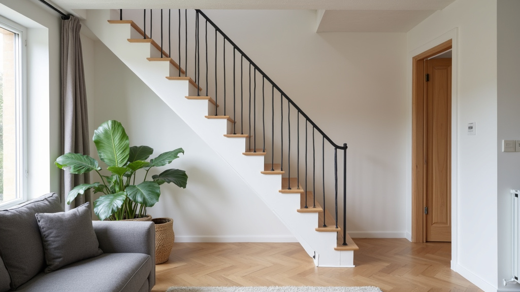 Monte-escalier en fonctionnement dans une maison à Chambois