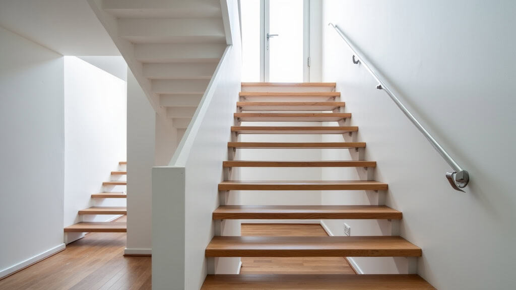 Monte-escalier en fonctionnement dans une maison à Mehun-sur-Yèvre