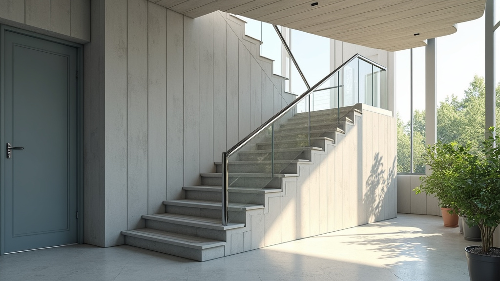 Monte-escalier en fonctionnement lors d