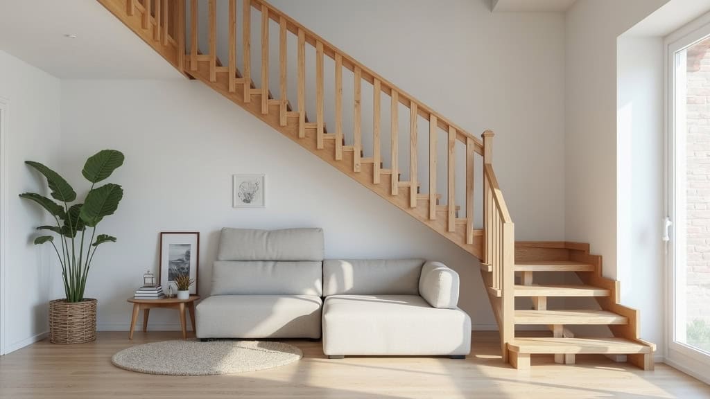Monte-escalier entièrement installé et fonctionnel dans une maison à Harnes