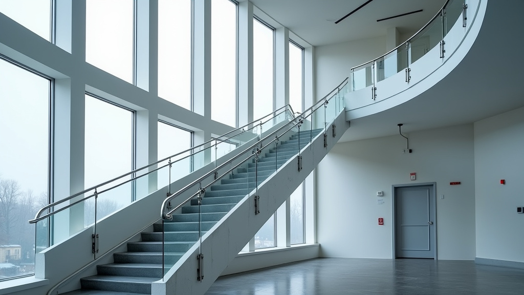Monte-escalier équipé de capteurs de sécurité et d