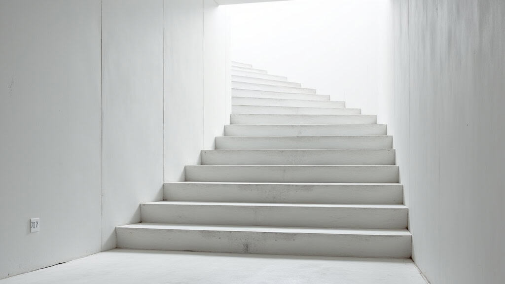 Monte-escalier extérieur en cours d