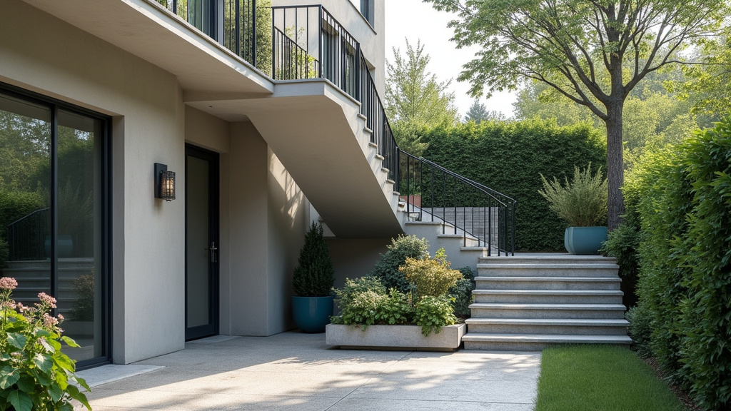 Monte-escalier extérieur fonctionnant par temps de pluie à Le Teich