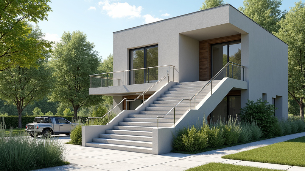 Monte-escalier extérieur installé à Calonne-Ricouart en 2025